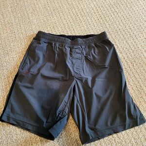 Rhone Men's Workout Shorts, Dark Gray, Size M